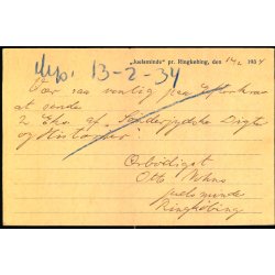 Andelsmejeriet "Julsminde" pr. Ringk�bing - Helsagskort u/n - Brugt