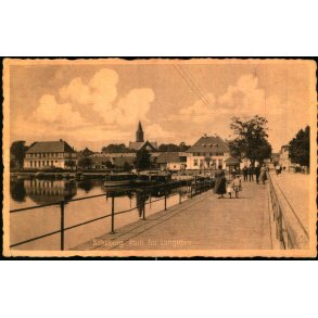 Silkeborg - Parti fra Langebro - Stender S. 128 - Ubrugt