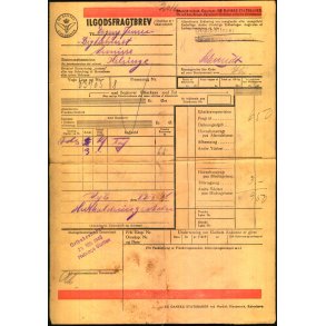 Ilgodsfragtbrev - 1948