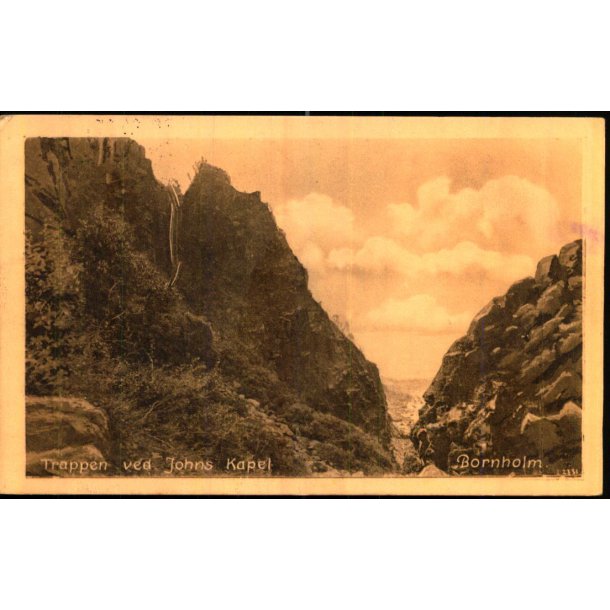 Bornholm - Trappen ved Johns Kapel - Frits Srensen 2552 - Brugt