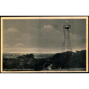 Aalborg - Udsigt fra Skovbakken - Vesterbros Bogh. 12925 - Ubrugt