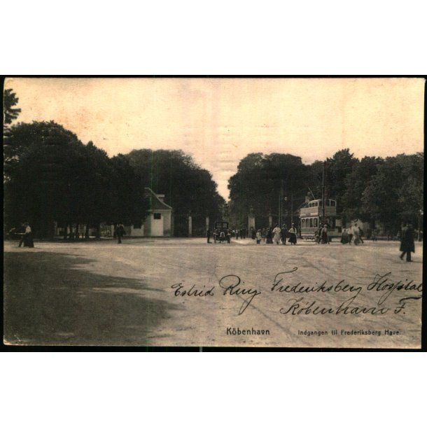 Kbenhavn - Indgangen til Frederiksberg Have - N.N. 88 - Brugt