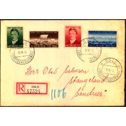 Rekomanderet Brev fra Norge - 12 - 6 - 42