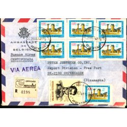 Luftpost Brev fra Argentina til Danmark - 26 - 10 - 81