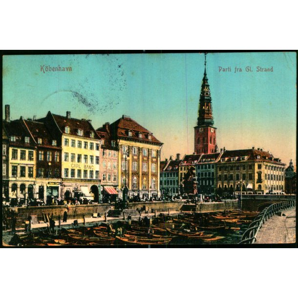 K�benhavn - Parti fra Gl.  Strand - Ed .F. Ph. 701 - Brugt
