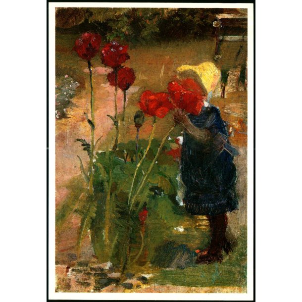 M. Anker - Helga mellem Valmuer - Middelbroe u/n - Ubrugt