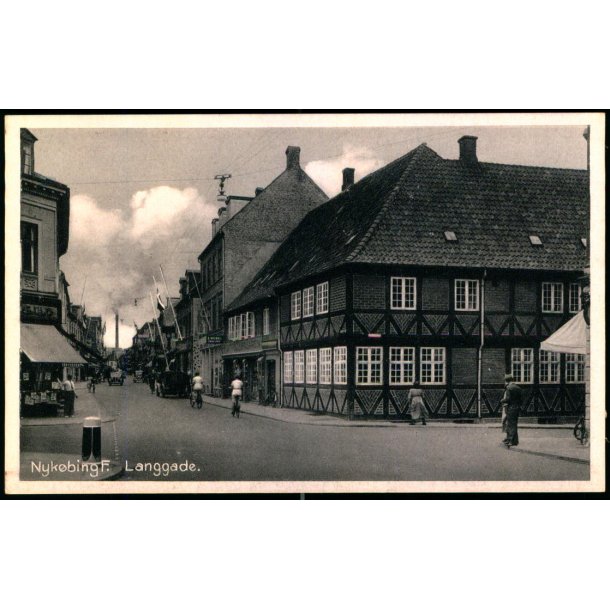 Nyk�bing F. -  Langgade - Stender N.F. 231 - Ubrugt