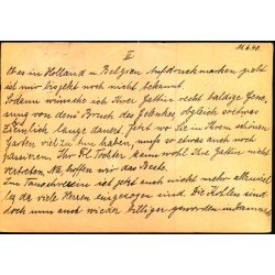 Censurpostkort fra Tyskland  1 - 6 - 40 - Til Nykbing F.