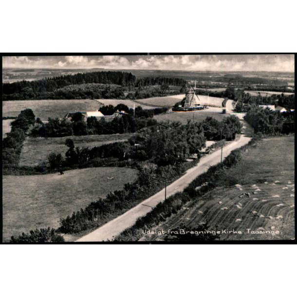 Udsigt fra Bregninge Kirke - Taasinge - O.P.O. 576 - Ubrugt