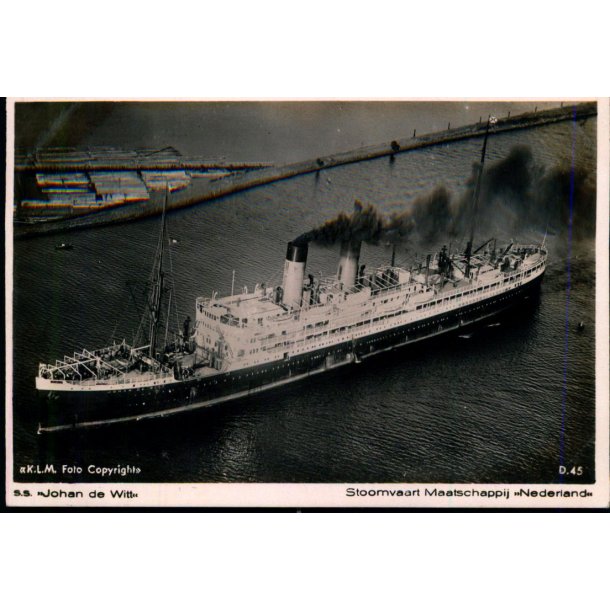  S.S. Johan de Witt - K.L.M. 45 - Ubrugt