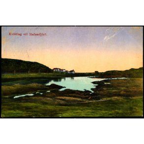 Kv&ocirc;ldlag vid Hafnarfjord - Egill Jacobsen u/n - Brugt