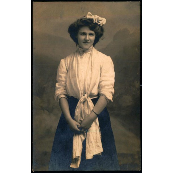 Fotokort Ukendt - Dame - Ubrugt