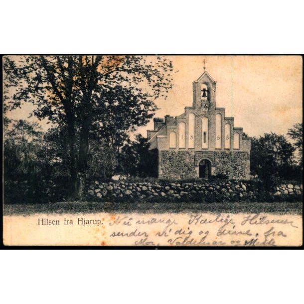 Hilsen fra Hjarup - u/n - Ubrugt - Pletter !