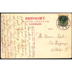 Nyk�bing F. - Jernbanepladsen med Jernbanhotellet - W.K.F. 3602 - Svage hj�rner !