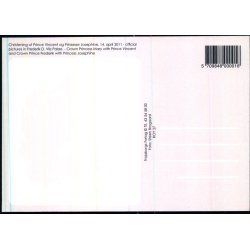 Kronprins Frederik og Kronprinsesse Mary med tvillingerne p Amalienborg - Trojaborg Roy 27 - Ubrugt