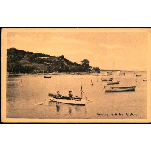 Faaborg - Parti fra Dyreborg - David J. Bagers Bogh. 16812 - Ubrugt