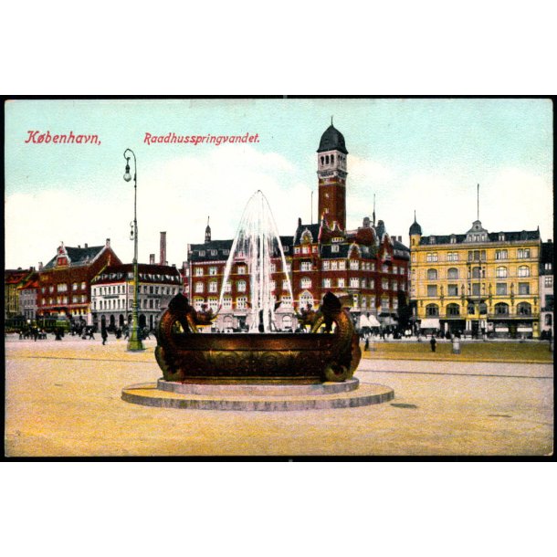 Kbenhavn - Raadhusspringvandet - C.R. 124