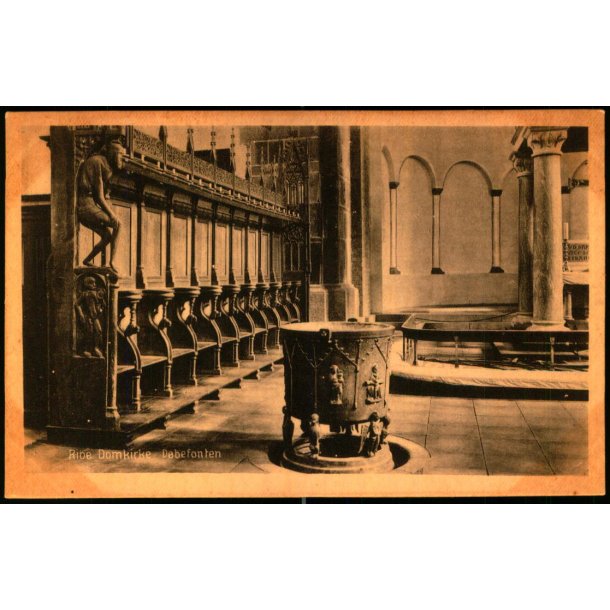 Ribe Domkirke - D�befonten - H. Bengtzons Bogh. 40191 - Ubrugt