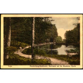 Vejle - Munkebjerg Badehotel - Skovs�en set fra Munkens Hjerte - Chr. Pedersen 76 - Ubrugt