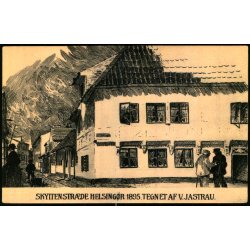 Skyttestrde - Helsingr 1895 - Tegnet af V. Jastrau - K.Nielsen u/n - Ubrugt