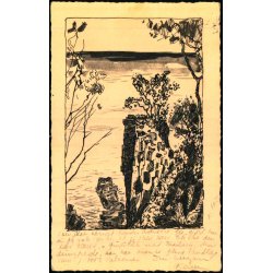 Bornholm - Helligdomsklipperne ved R - Rnne Jernbanekiosk 6 - Brugt