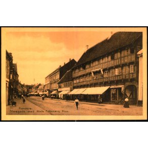 Randers - Storegade med Niels Ebbesens Hus - Stender 37908 - Ubrugt