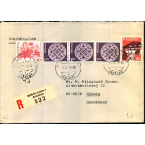 Rekomanderet Brev fra Schweitz - 5 - 12 -79