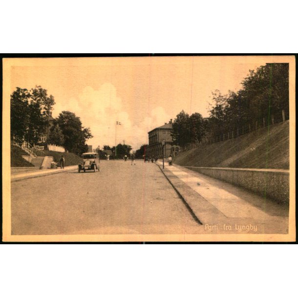 Parti fra Lyngby - Henriksens Bogh. 55144 - Ubrugt 