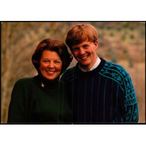 Dronning Beatrix - Prins Willem Alexander - Holland - spanjersberg 019 - Ubrugt