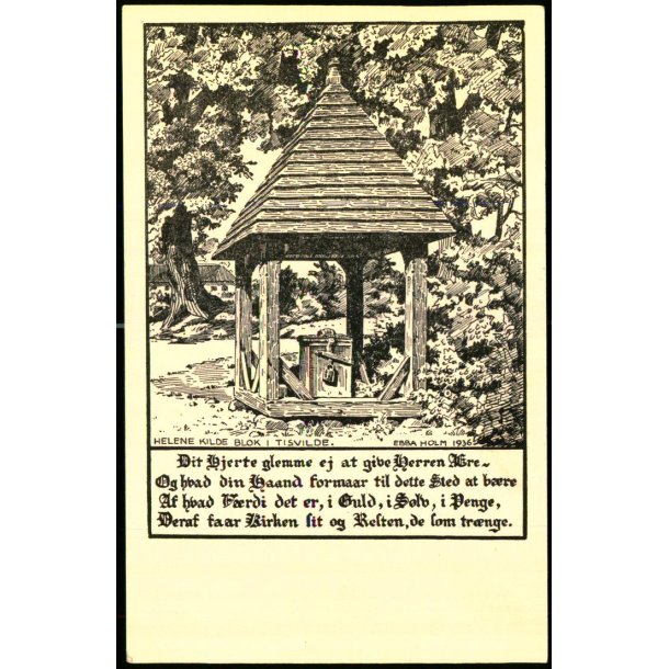 Ebba Holm - Helene Kilde Blok i Tisvilde - Gilleleje Bogtryk u/n - Brugt