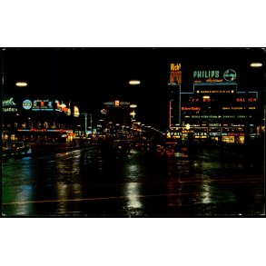 Kbenhavn - Rdhuspladsen ved Nat - Rudolf Olsen 679