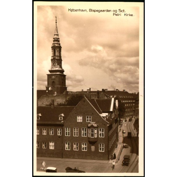 Kbenhavn -  Bispegaarden og Sct. Petri Kirke - Chr. Olsen 955