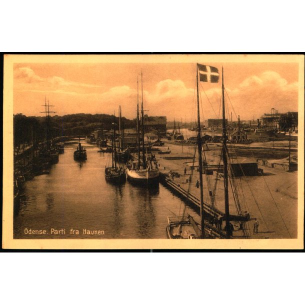 Odense - Parti fra Havnen  - Stender 44850 - Ubrugt