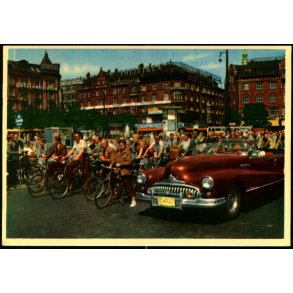 Kbenhavn -  Rdhuspladsen - Cyklister - Rudolf Olsen 43 - Brugt