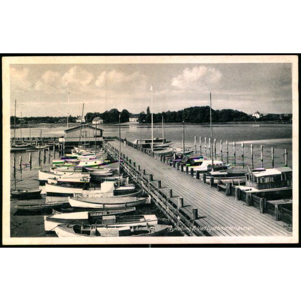 Nyk�bing F. - Ved Lystbaadehavnen - Stender N.F. 266 - Ubrugt