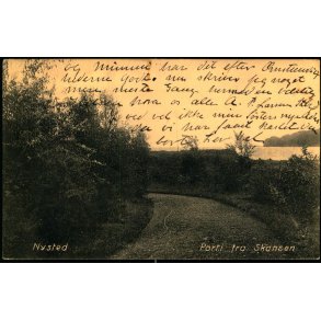 Nysted - Parti ved Skansen - I. Wiebergs Bogh. u/n - Brugt