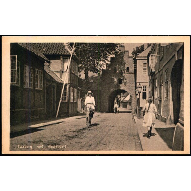 Faaborg ved Vesterport - David I Bagers Bogh. 48063 - Ubrugt