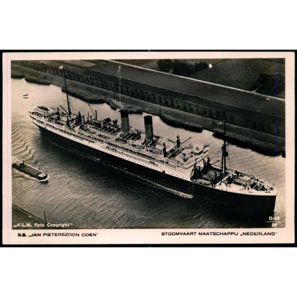 S/S JAN PIETERZOON COEN" - K.L.M. 44 - Ubrugt