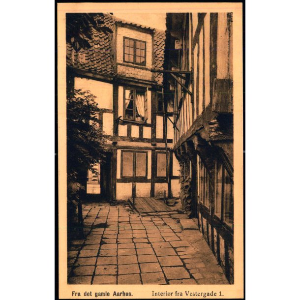 Fra det gamle Aarhus - Interi�r fra Vestergade 1 - J.J.N. 5234 - Ubrugt