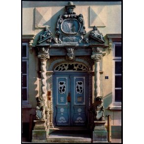 Portal af gl. Partricierhus i T�nder - H. Ingwersen 234 - Ubrugt