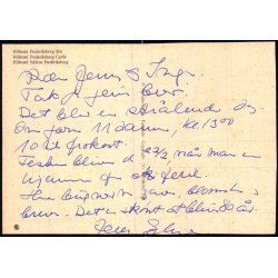 Hillerd - Frederiksborg Slot - Stender 149 118 032 - Ubrugt