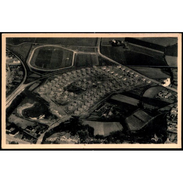 Luftfoto - Rnne - Svendskehusene "Brnshj" - Rudolf Olsen 5506