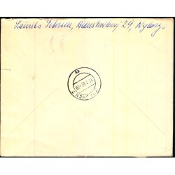 Returbrev sendt til Tyskland 1 - Juli 1962 - Retur til Danmark  11 - 7- 62