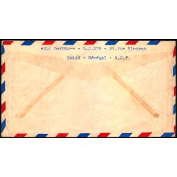 Luftpost Brev fra Fransk Oriental Africa til Danmark  - 26