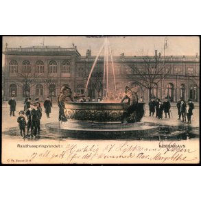 Kbenhavn - Raadhusspringvandet - Stender 2349