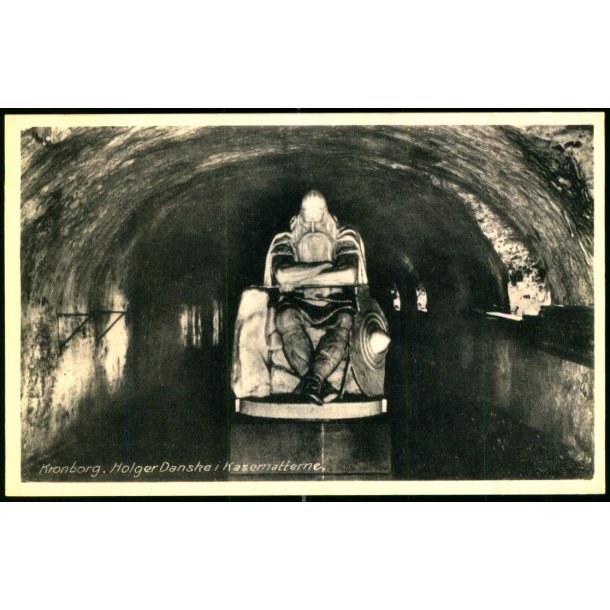 Kronborg - Holger Danske i Kassematterne - Kai Brammers Bogh. 929 - Ubrugt