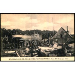 Helsingrs Gl. Trskibsvrft "Hvidbjrnen" paa Stablen 1893 - K. Nielsen 32 - Ubrugt