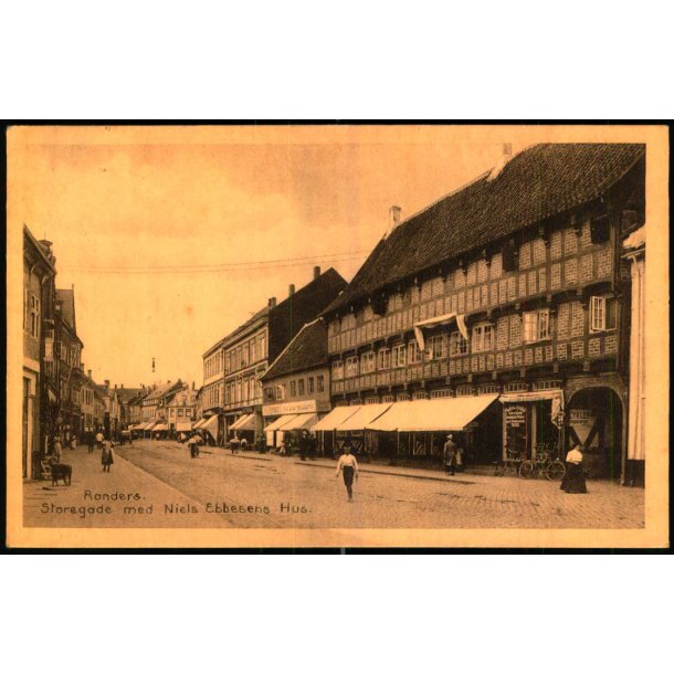Randers - Storegade med Niels Ebbesens Hus - Stender R. 20 - Brugt