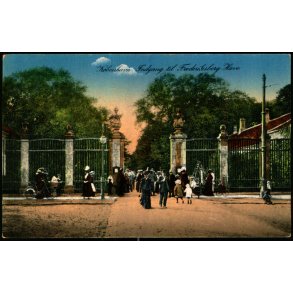 Kbenhavn - Indgang til Frederiksberg Have - Geerts 333 - Ubrugt