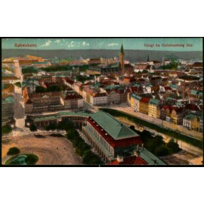 K�benhavn -  Udsigt fra Christiansborg Slot - Nr. 12006 - Ubrugt